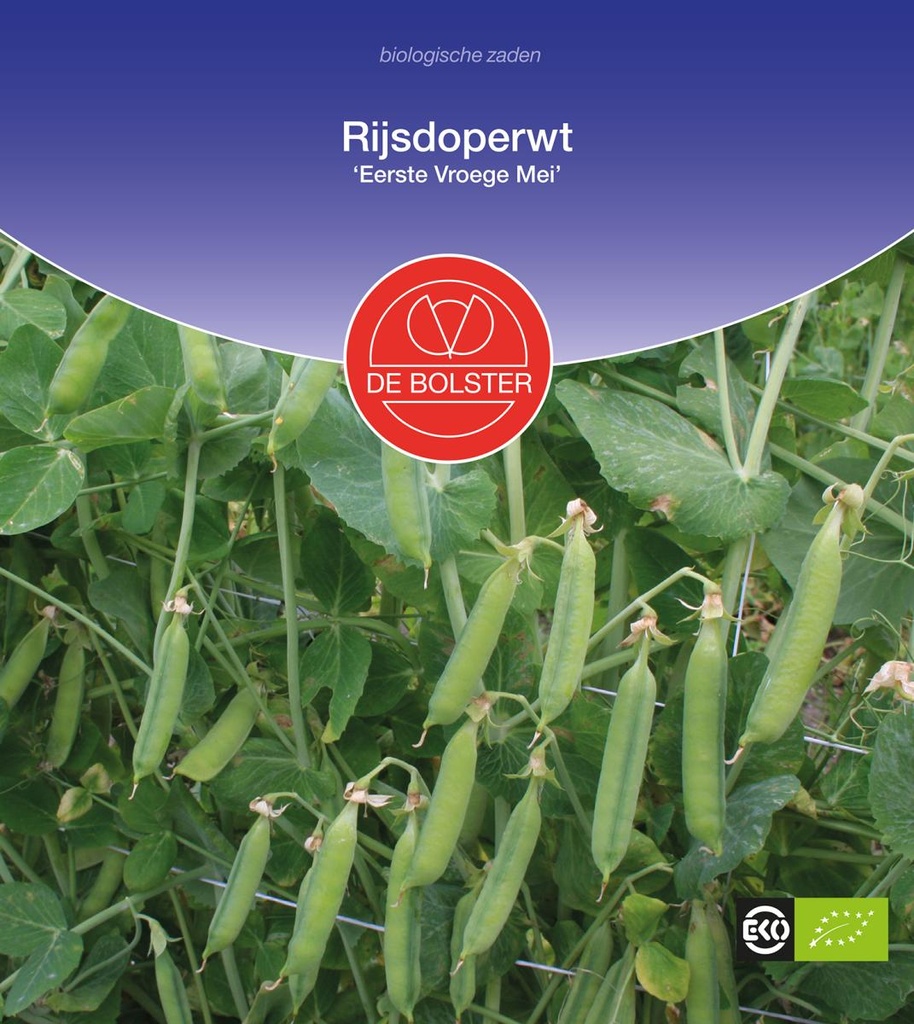 De Bolster Rijsdoperwt 'Eerste vroege mei'