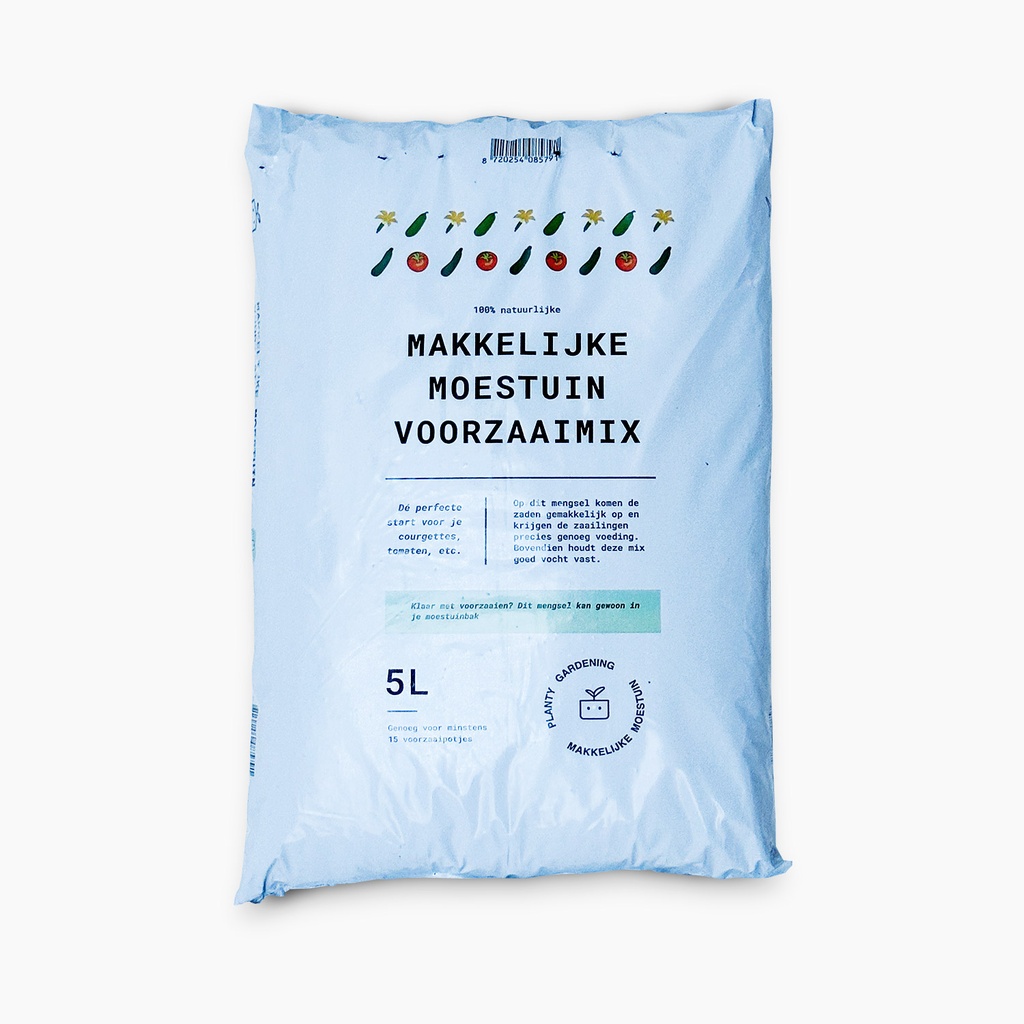 Makkelijke Moestuin voorzaaimix 5L