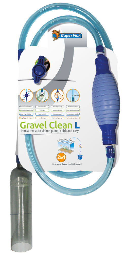 SUPERFISH GRAVEL CLEAN /GRIND SCHOON L
