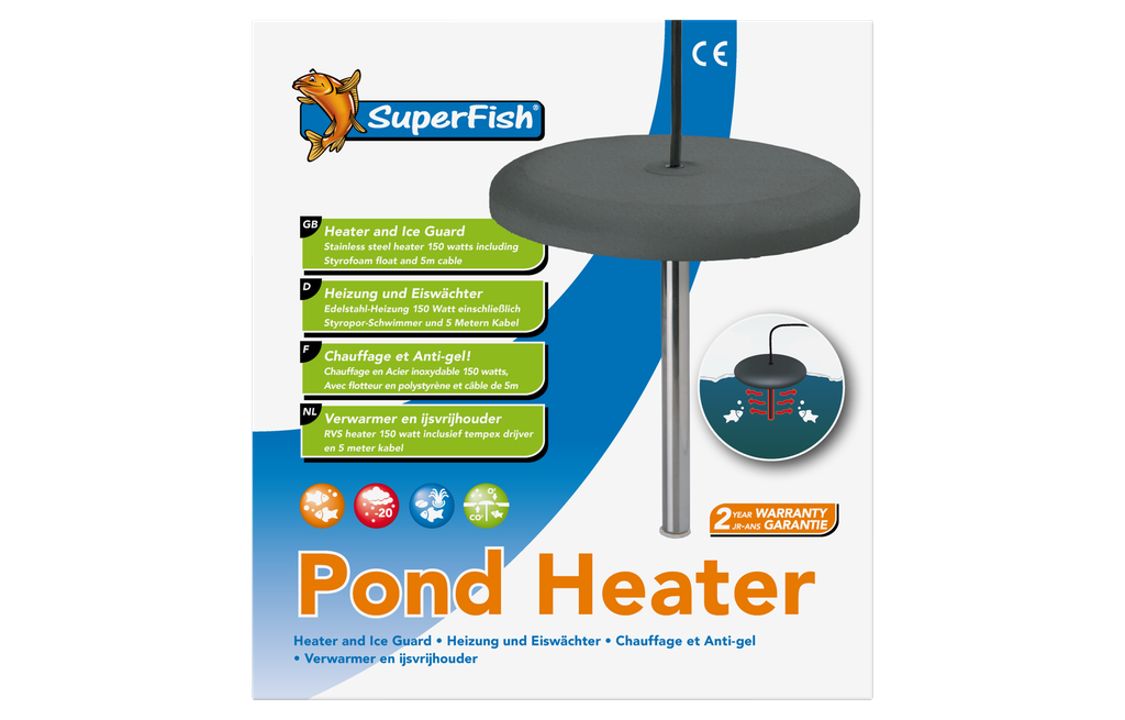 SF SF VIJVERVERWARMER 150 WATT