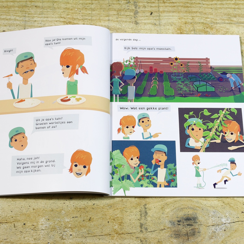 MM Het grote makkelijke moestuin kinderboek