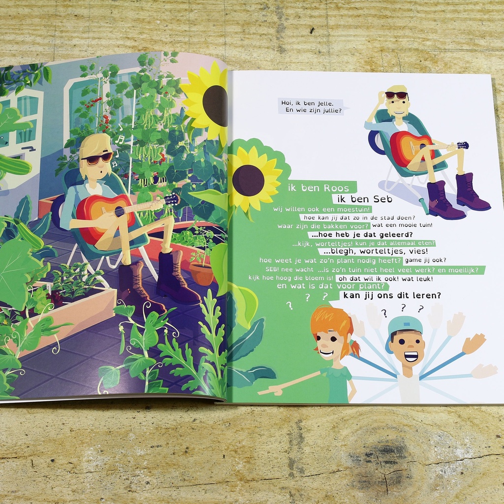 MM Het grote makkelijke moestuin kinderboek