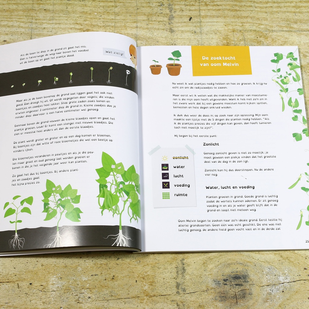 MM Het grote makkelijke moestuin kinderboek