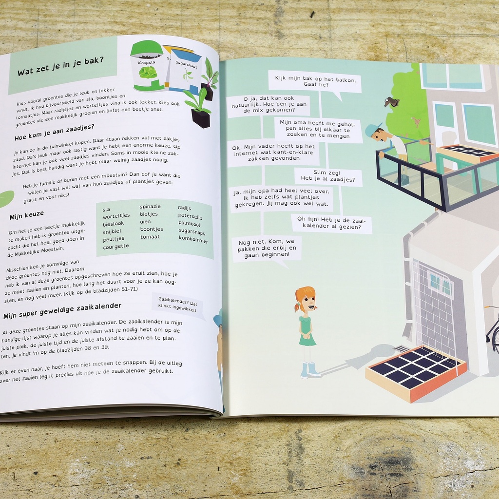 MM Het grote makkelijke moestuin kinderboek