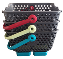 Mand KAJO 4L GRIJS/Turquoise