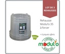 Set 3 Plantklok Modul'o 35 + 6 prikkers