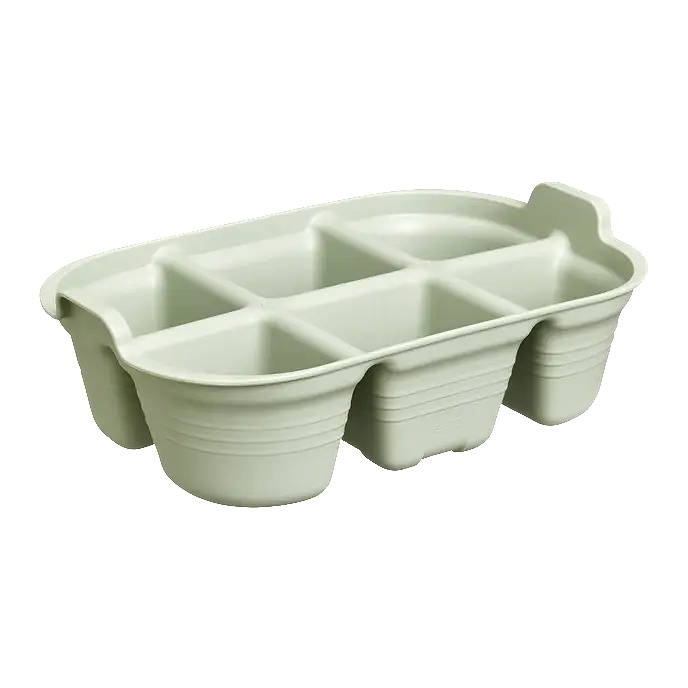 Elho Green basics zaaitray 22 cm steengroen