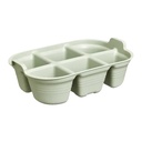 Elho Green basics zaaitray 22 cm steengroen