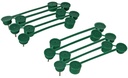 Talen Tools Plantenklemmen groen 15mm 15st