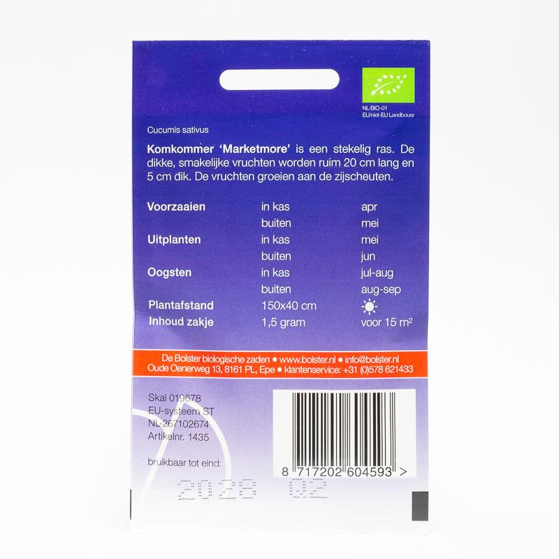 De Bolster Komkommer 'Marketmore'