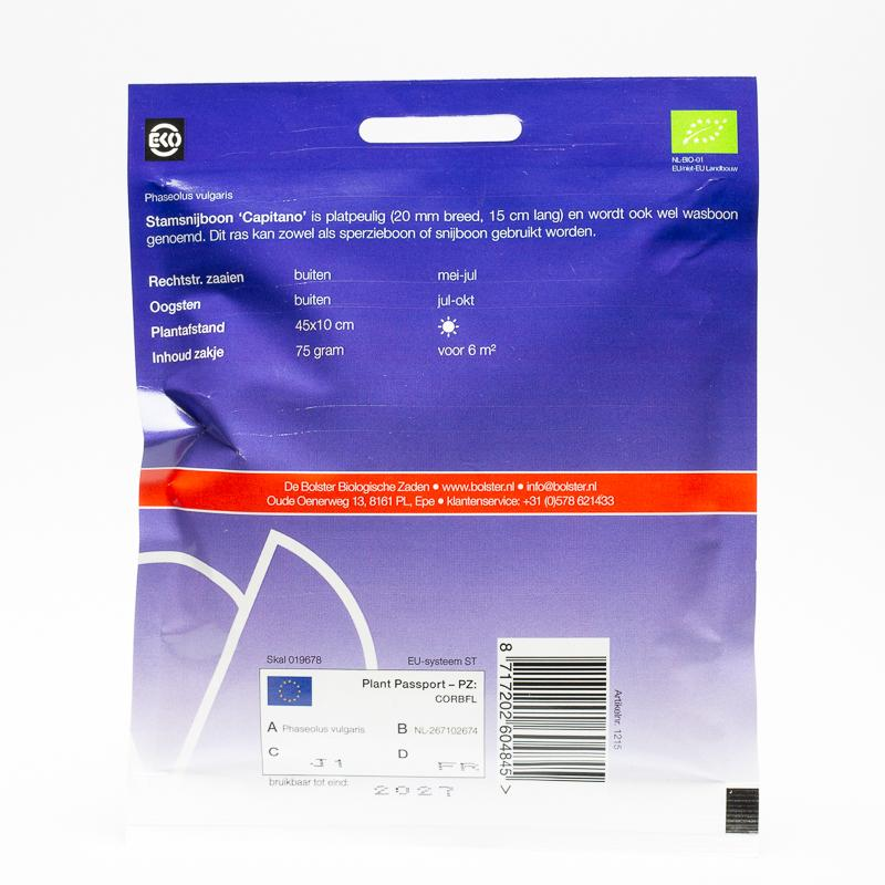 De Bolster Stamsnijboon, geel 'Capitano'