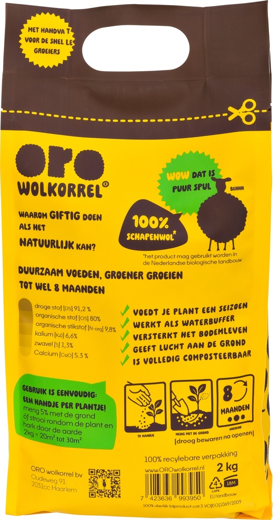 Oro Wolkorrel 2kg