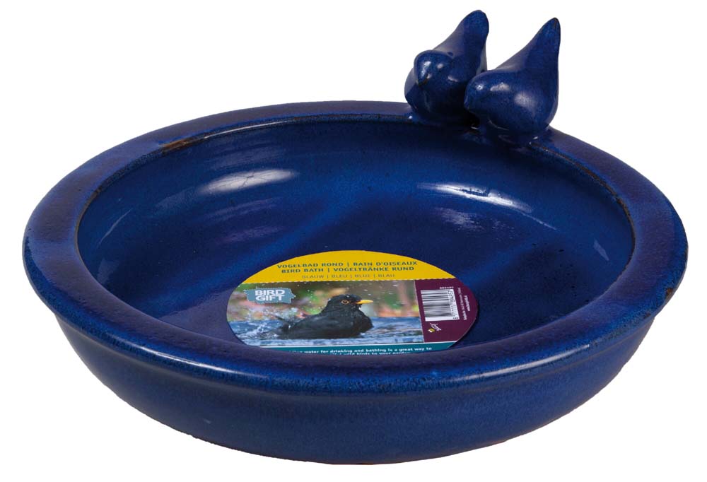 Vogelbad Rond - Blauw