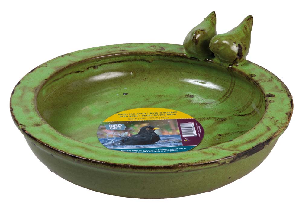 Vogelbad Rond- groen