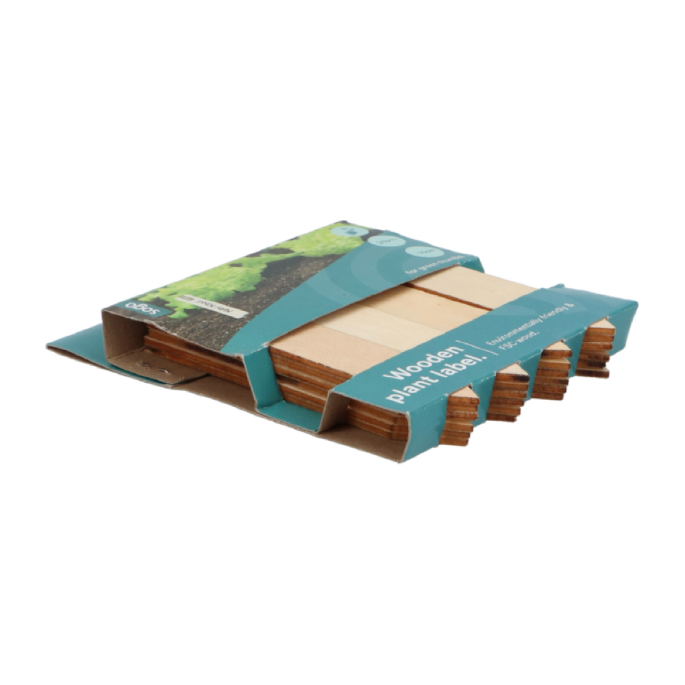 SOGO Houten steeketiket 10cm, 24st