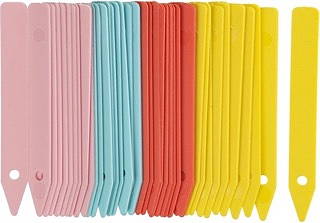 Nature Steeketiketten gekleurd H10cm 40 stuks