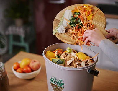 Bokashi emmers Essential Zwart set van 2