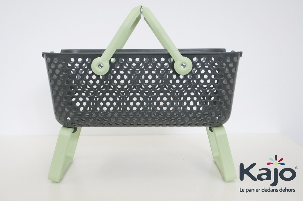 Mand KAJO 15L GRIJS/LINDEGROEN