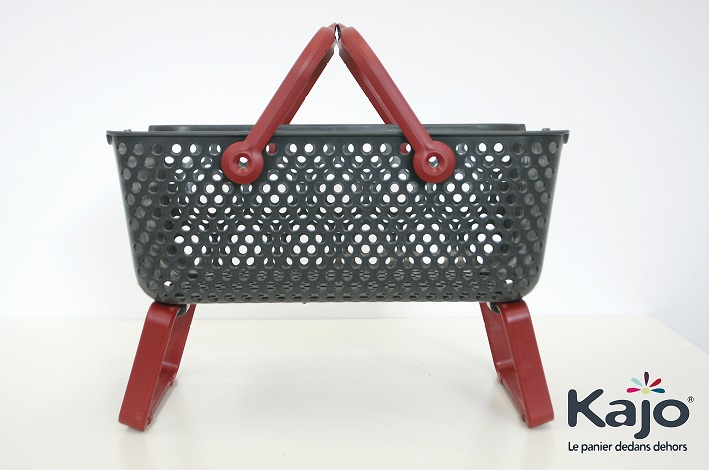 Mand KAJO 15L GRIJS/ROOD