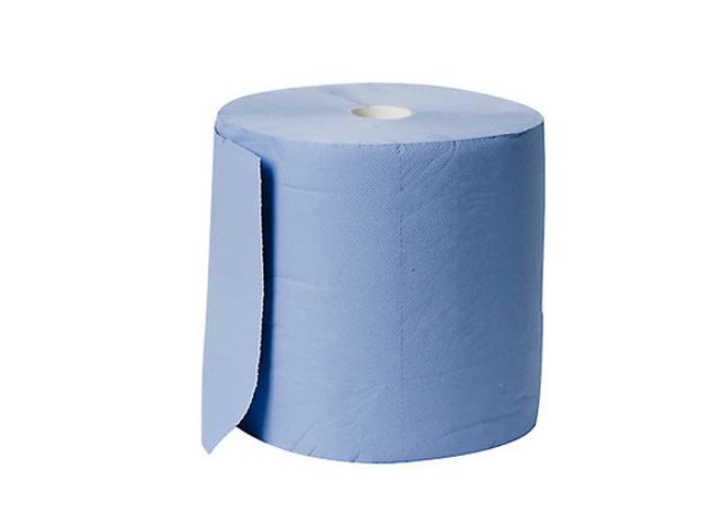 Blauw papier per rol