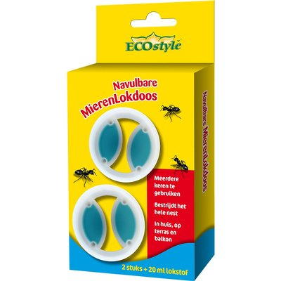Eco Style Navulbare mierenlokdoos