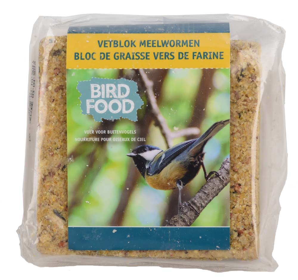 Birds Food Vetblok Meelwormen 300g