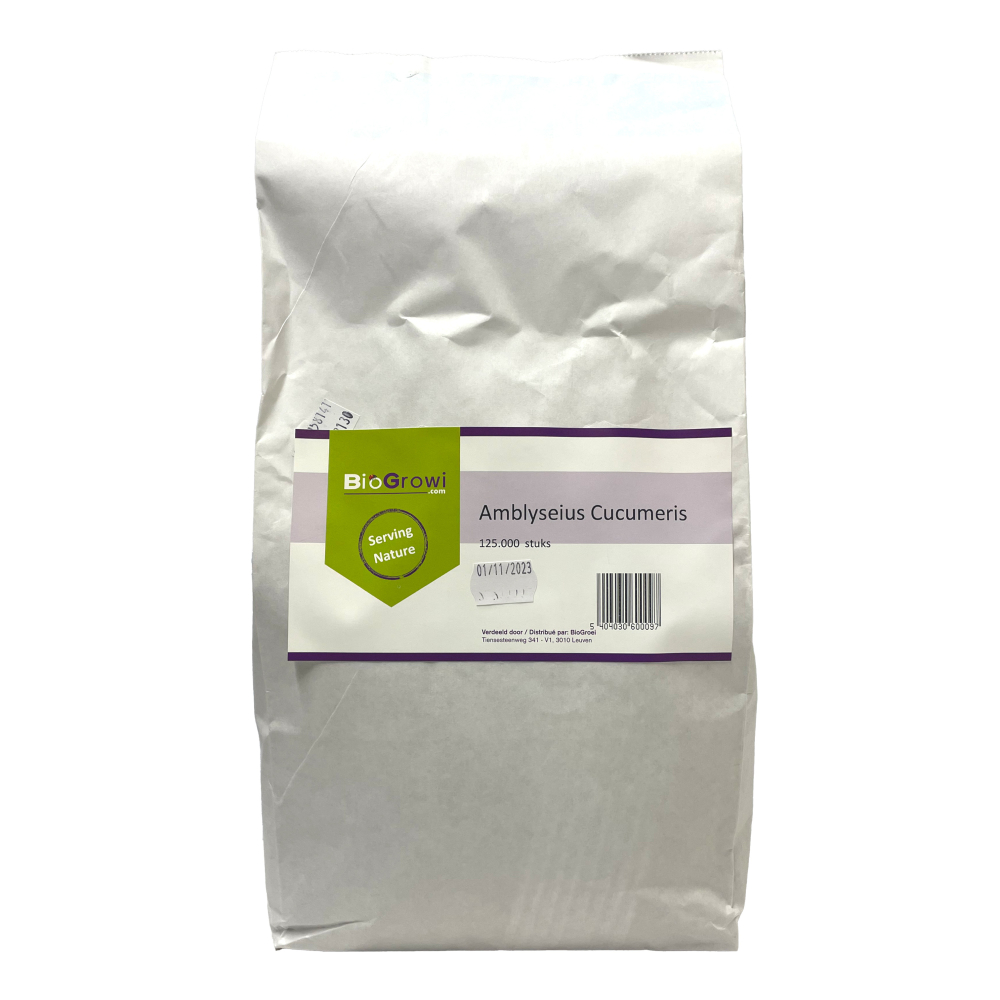 Biogroei Neoseiulus cucumeris/ CUCU-MITE 125.000 roofmijten