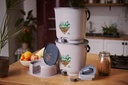 Bokashi emmer Essential grey, set van 2 emmers +