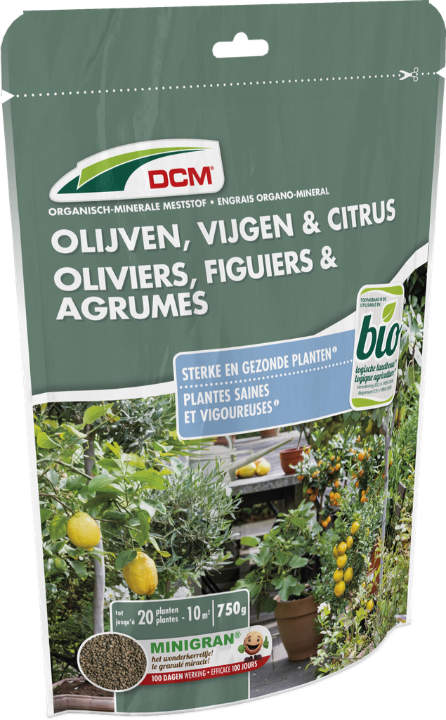 DCM Meststof Olijven,Vijgen, Citrus 0,75 kg