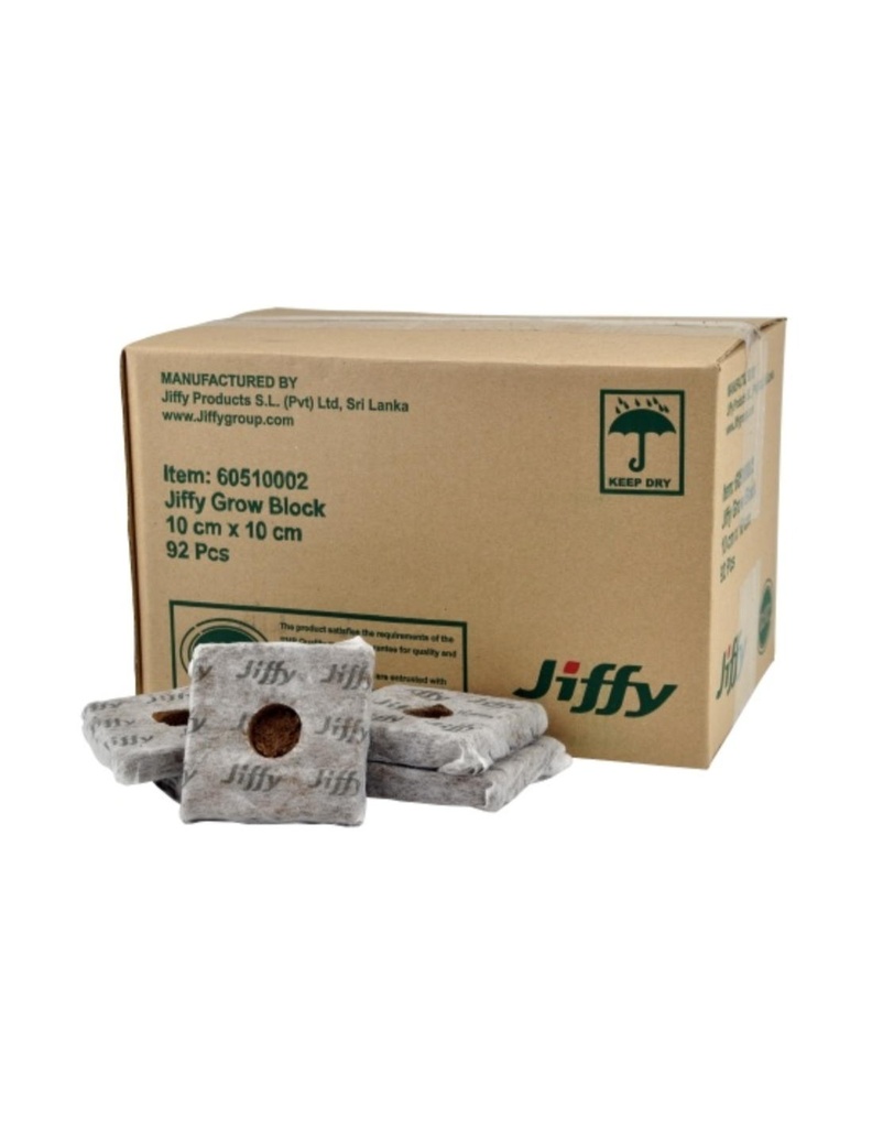 Jiffy Growblock RHP p/s 100x100x65
