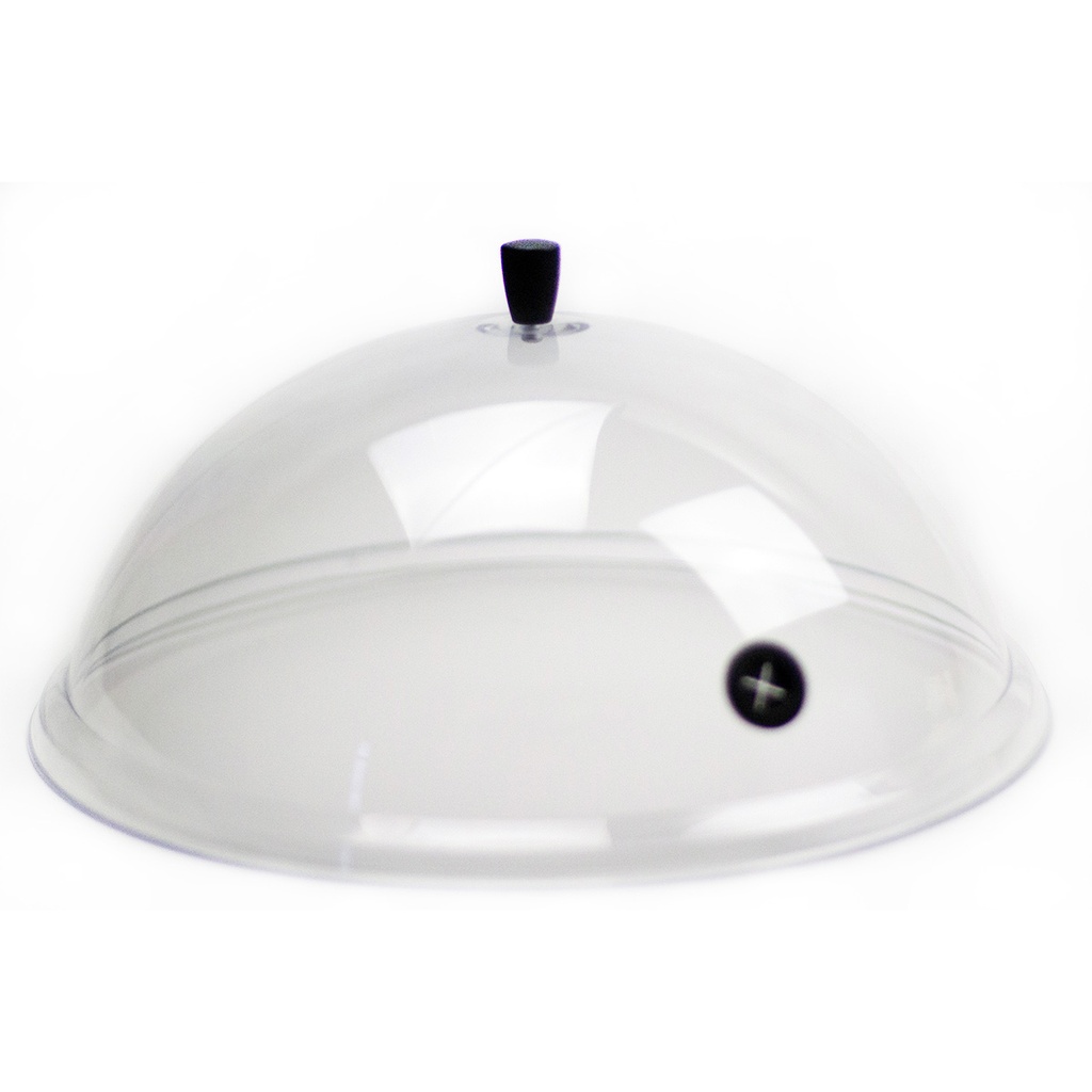 Rookstolp met slangdoorvoer / extra groot / polycarbonaat / Ø 36 cm x 16 cm (h) polyca
