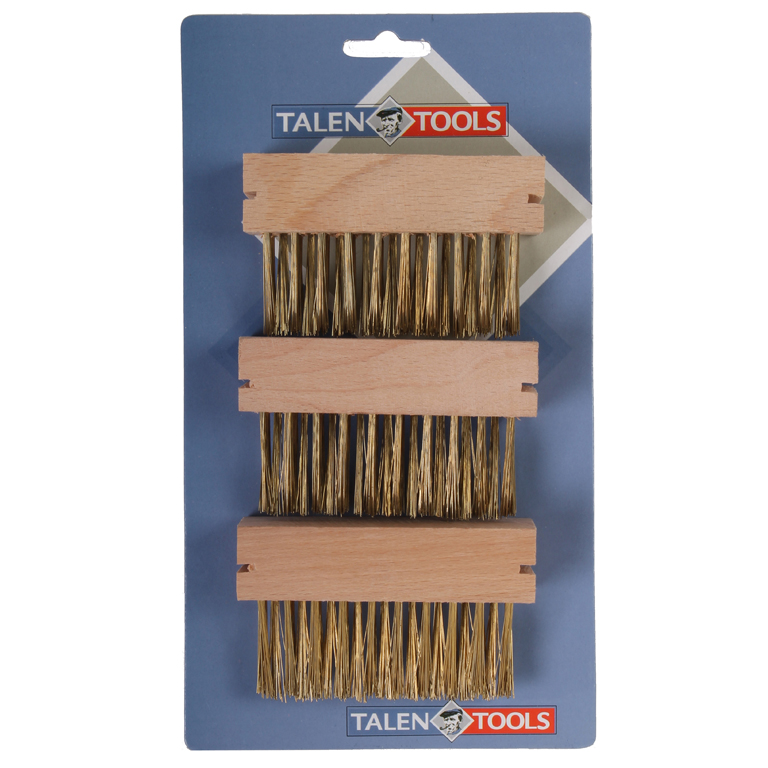 Talen Tools – Onkruidborstels – 3 stuks – Voor houder – Zonder steel