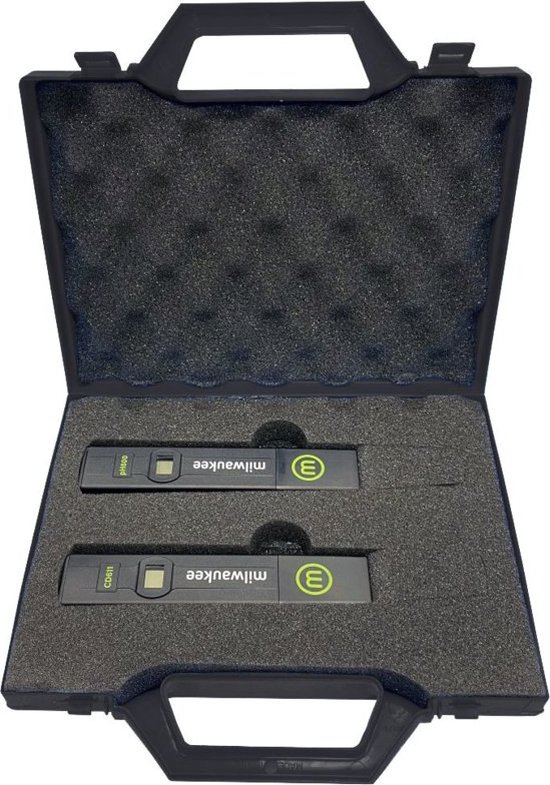 Milwaukee Mi6000, pocket tester kit (pH600, CD11 in koffer)