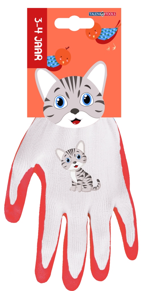 Talen Tools Kinderhandschoen 3-4 jaar poes