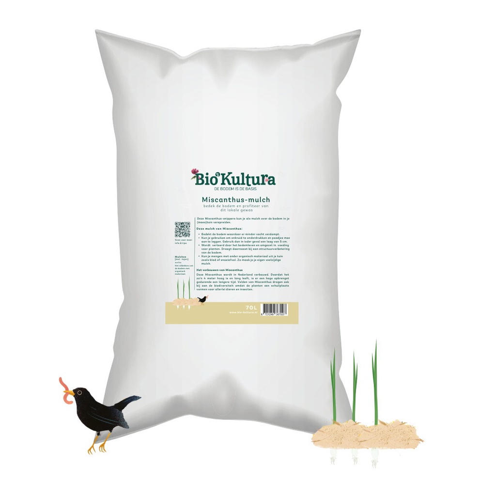 Bio-Kultura Miscanthus-mulch 70L