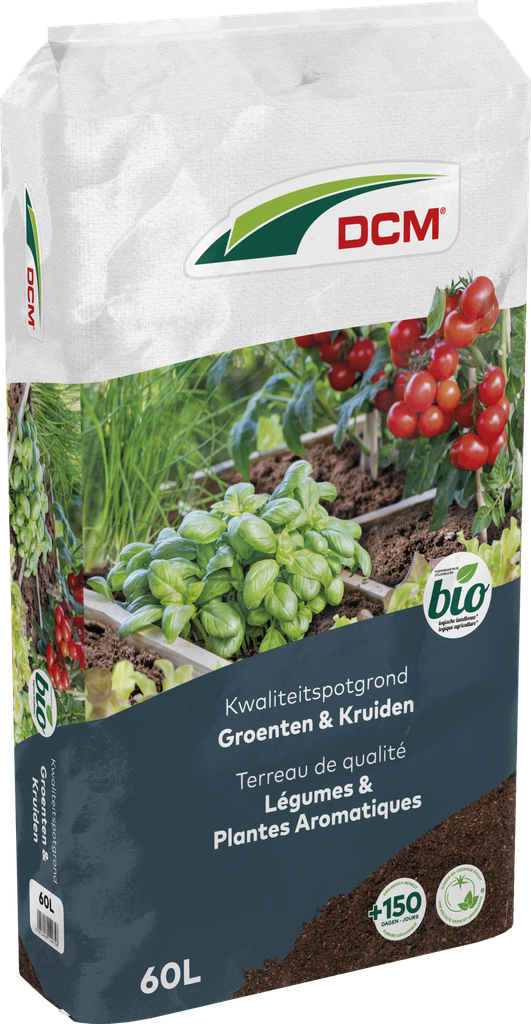 DCM Potgrond Groenten & Kruiden 60L