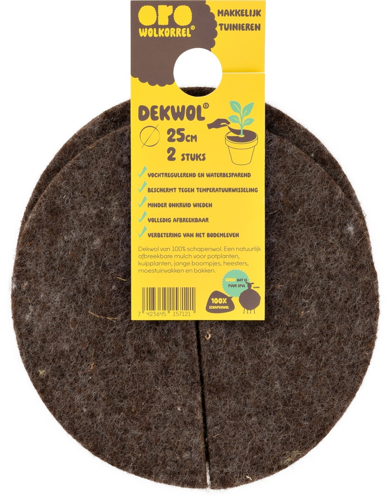 ORO Dekwol 25cm (2 STUKS)