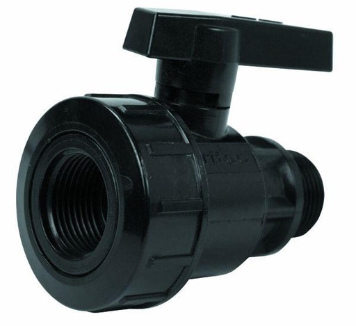 [H1120067] Pe kogelkraan 1" bi x buit