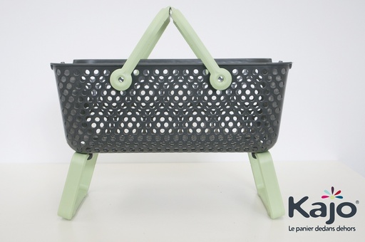 [PV001926] Mand KAJO 15L GRIJS/LINDEGROEN