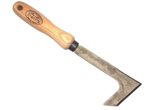 [3059] De Wit Onkruidmes essen handvat 140mm