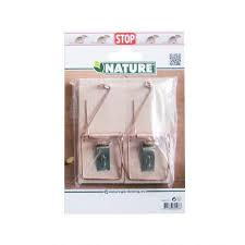 [6060103] Nature Muizenval hout set à 2 stuks