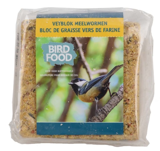 [889219] Birds Food Vetblok Meelwormen 300g