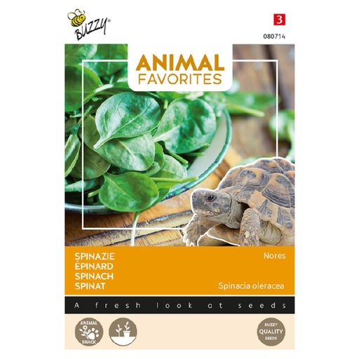 [080714] Buzzy Animal Favorites Spinazie Nores voor Schildp