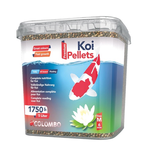 [03050780] COLOMBO KOI PELLETS MEDIUM 5L