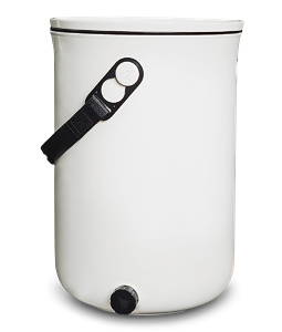 [3830073322078] Design Bokashi‐keukenemmer, Vanille kleur, 9,6L SET