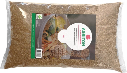 [8717677721450] Bokashi Starter zak van 2 kg. t.b.v. de Bokashi-em