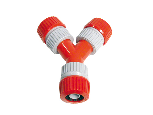 [RS4436BL] Talen Tools Y-vertakking met 3 opgeschroefde slang