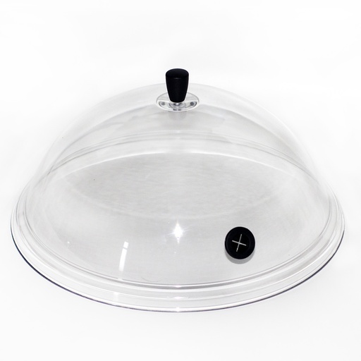 [270117] Rookstolp met slangdoorvoer / groot / polycarbonaat / Ø 32 cm x 16 cm (h)
