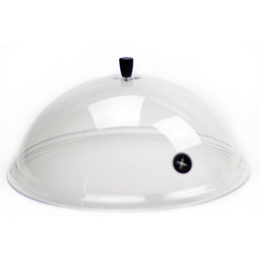 [270129] Rookstolp met slangdoorvoer / extra groot / polycarbonaat / Ø 36 cm x 16 cm (h) polyca