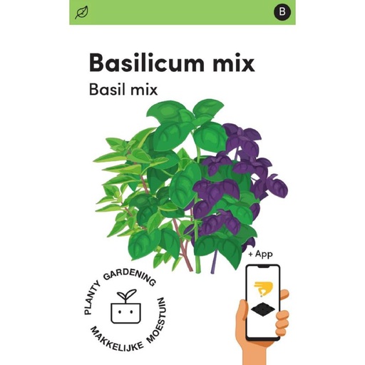 [MM0280] Makkelijke Moestuin Basilicum Mengsel